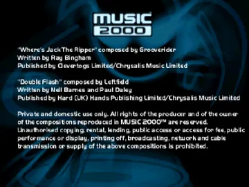 Music 2000 (EU) screen shot title